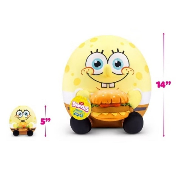 Snackles SpongeBob SquarePants Doll - Yellow - Picture 5 of 10